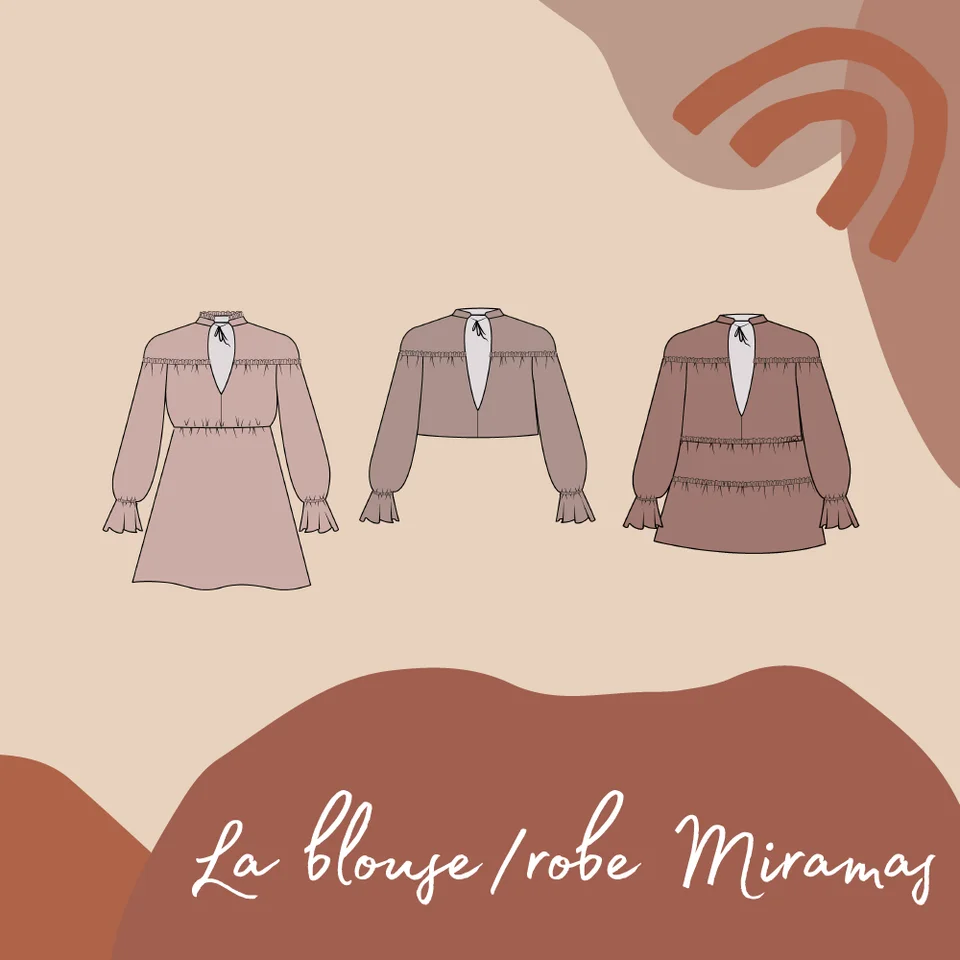 Photo du patron Blouse Robe Miramas cousu · vue 1 sur 8