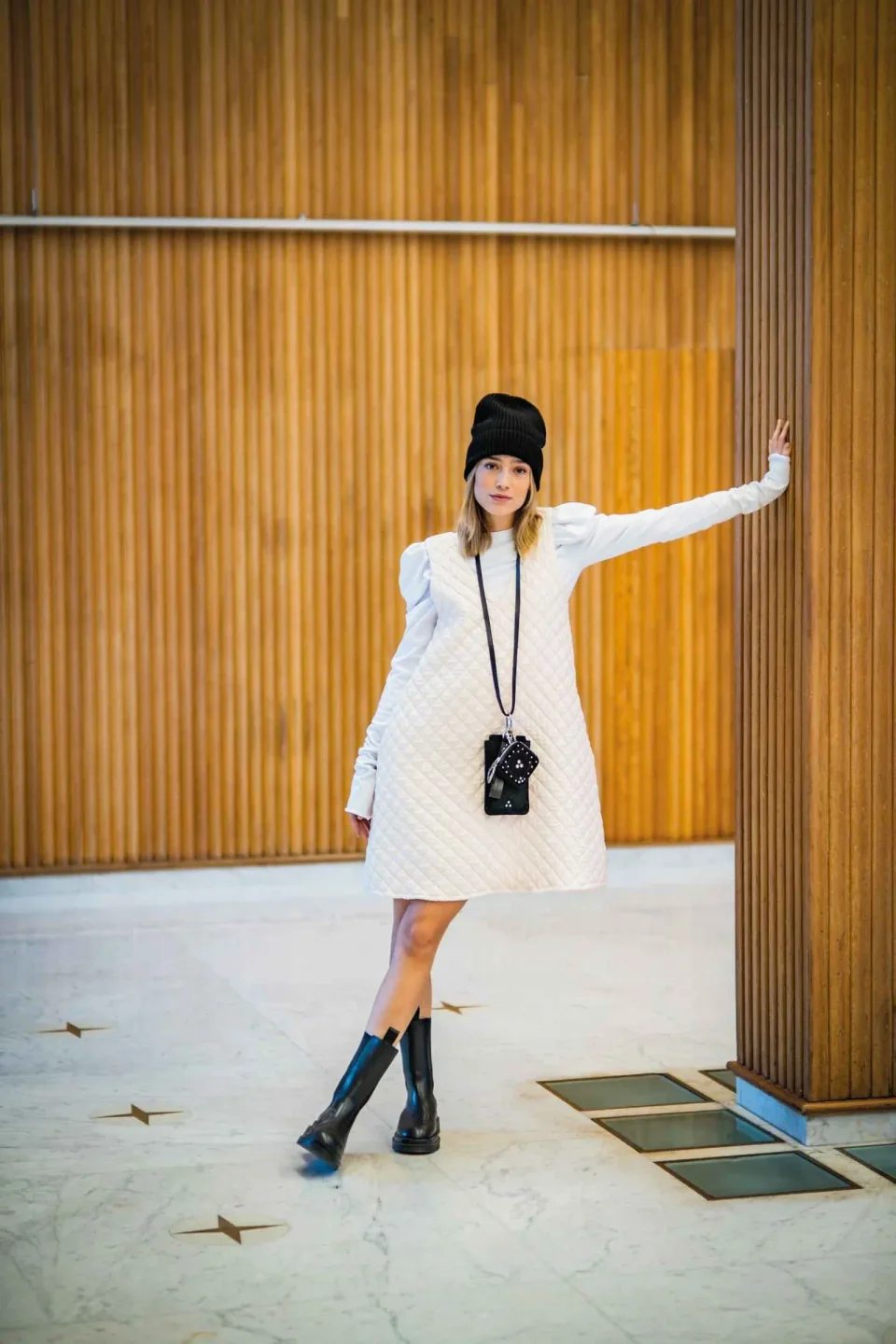 Photo du patron Kaya Dress Sewing Pattern cousu · vue 1 sur 5