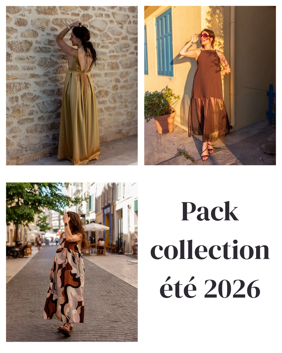 Photo du patron Pack Collection Ete 2026 cousu · vue 1 sur 8