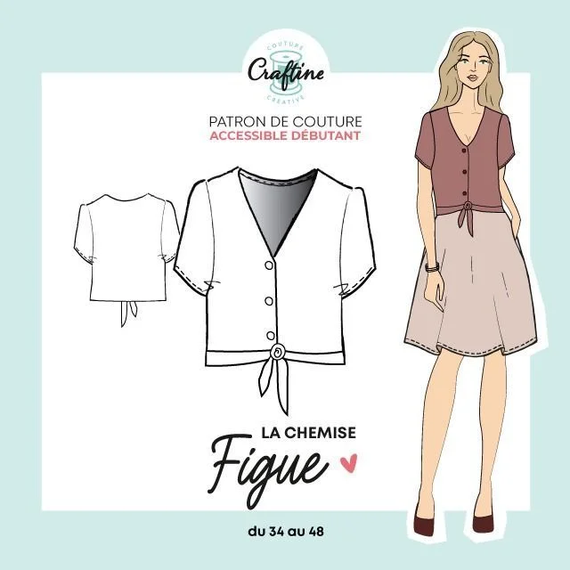 Patron Chemise Figue · Craftine